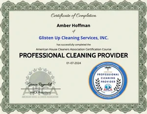 American House Cleaners Association Certificate badge