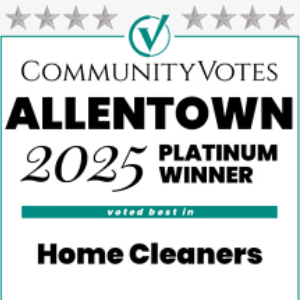 Allentown Community Votes 2023 Platinum Winner Voted Best in Cleaning Services badge