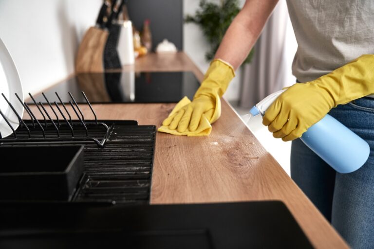 How do I keep my kitchen clean longer?